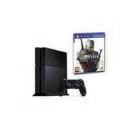 PS4 500GB Black Console and The Witcher 3 Bundle